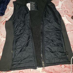 L.L. Bean Dark Gray Quilted Vest